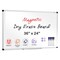 Magnetic Dry Erase Whiteboard, 36” × 24”, Wall Mounted with Pen Tray, Silver Aluminum Frame, for Home, Office & Classroom